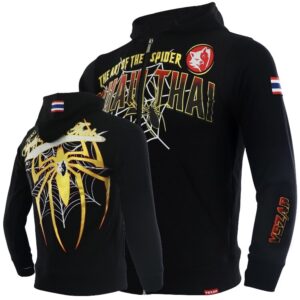 New Fighting Sport spider Hoodie MMA Thai Hoodie jacket bodybuilding male fighting martial arts running style