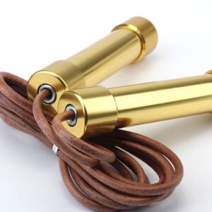 Portable Leather Skipping Speed Rope Bearing Speed Skipping Jump Rope Fitness Boxing Jump Gym Athletics Gear