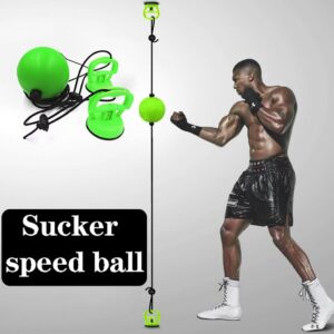 Suction Cup Boxing Reflex Speed Ball Hand Eye Reaction Training Punch Fight Ball Fitness Equipment Accessories#g30