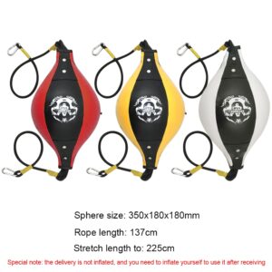 Boxing Fitness Muay Thai Double End Boxing Speed Ball Punching Bag Pear Inflatable Boxing Equipment Bodybuilding Fitness gym