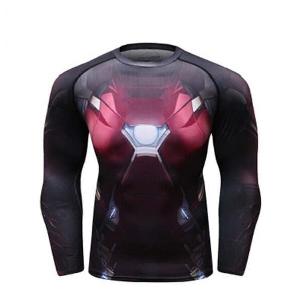 Brand New MMA Gym Shirt Men Sport T Shirt Long Sleeve Rash Guard Men Workout Training Fitness Top T-shirt Boxeo Rashgard Jerseys