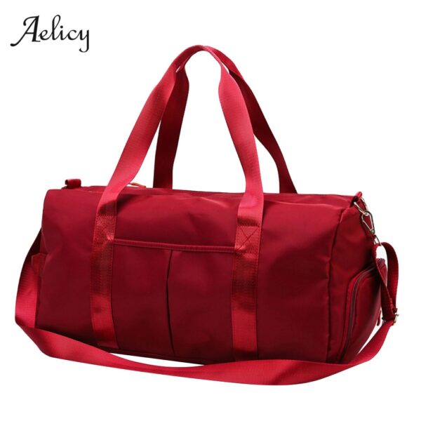 Aelicy Waterproof Woman Sport Bag For Fitness Outdoor Pink Gym Bag Men Nylon Clothing Fitness Bag Girls Training Travel Handbags