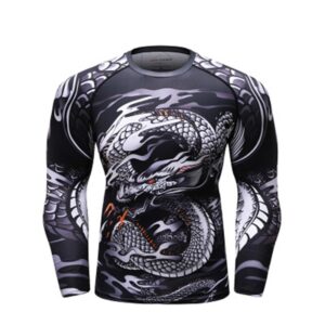 Brand New MMA Gym Shirt Men Sport T Shirt Long Sleeve Rash Guard Men Workout Training Fitness Top T-shirt Boxeo Rashgard Jerseys