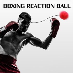 Boxing Reflex Speed Punch Ball Sanda Boxer Training Head-mounted Boxing Speed Reaction Ball Gym Equipment