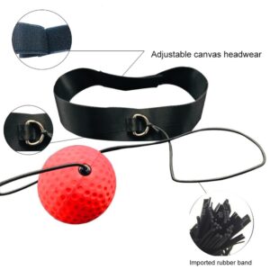 Boxing Reflex Speed Punch Ball Sanda Boxer Training Head-mounted Boxing Speed Reaction Ball Gym Equipment