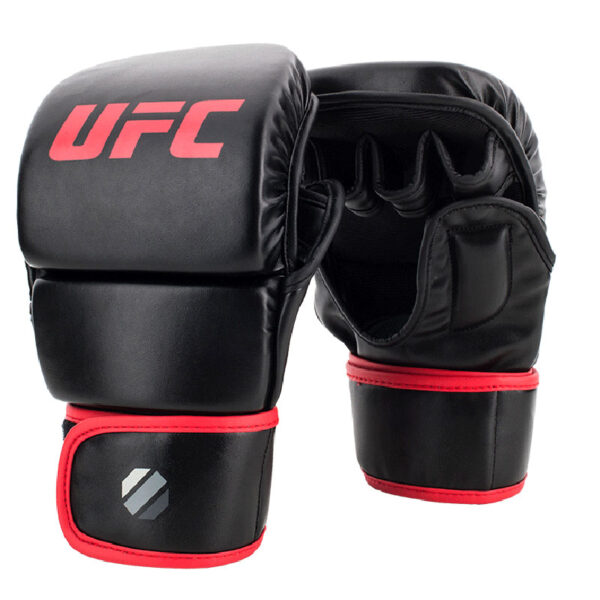 4 colors Fighting MMA Boxing Sports Leather Gloves Tiger Muay Thai fight box mma gloves boxing sanda boxing glove pads mma