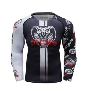 Brand New MMA Gym Shirt Men Sport T Shirt Long Sleeve Rash Guard Men Workout Training Fitness Top T-shirt Boxeo Rashgard Jerseys