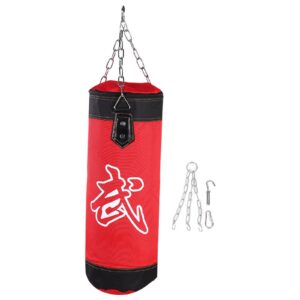 Hanging Kick Sandbag Empty Boxing Sand Bag Boxing Training Fight Karate Punch Punching Sand Bag With Metal Chain Hook Carabiner