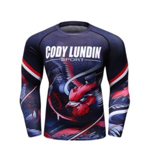 Brand New MMA Gym Shirt Men Sport T Shirt Long Sleeve Rash Guard Men Workout Training Fitness Top T-shirt Boxeo Rashgard Jerseys