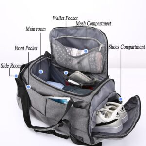 50L Multi-function layered Gym bag for Man Women Shoes compartment Backpack Handbag Shoulder Bags Travel Backpack Fitness Bag