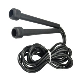 Gym Skipping Rope Boxing Speed Exercise Fitness Black Portable