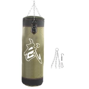 Hanging Kick Sandbag Empty Boxing Sand Bag Boxing Training Fight Karate Punch Punching Sand Bag With Metal Chain Hook Carabiner