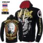 VSZAP MMA Hoodie Muay Thai Tiger Fighting Hoodies Fleece Jacket Men Sweatshirts Running Gym Boxing Martial Art Coat Hoodie