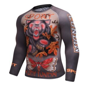 3D Rashguard Brand Clothing Compression Shirt Quick Dry Fitness Clothing Plus Size T shirt BJJ MMA Rash Guard Fashion Men Top