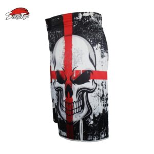 SUOTF MMA black boxing skull motion picture cotton loose size training kickboxing shorts muay thai shorts cheap mma shorts boxeo