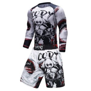 Brand New BJJ MMA Work Out Compression Rashguard T Shirt Men VS PK Exercise 3D Fitness Tights Bodybuild Cross fit Rash Guard