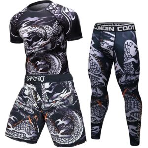 Brand New BJJ MMA Work Out Compression Rashguard T Shirt Men VS PK Exercise 3D Fitness Tights Bodybuild Cross fit Rash Guard