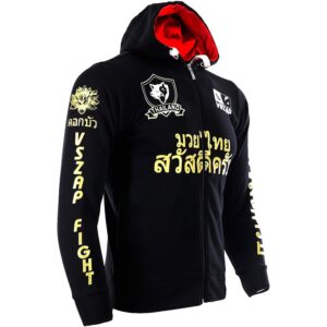 VSZAP BUILT 2 FIGHT Long Sleeve Hoodie MMA fight fighting Muay Thai shirt mma clothing mma Sweatshirt Elasticity offset printing