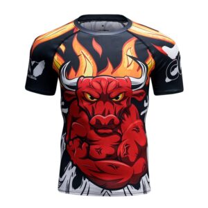 Brand New Men 3D Rashguard Compression Shirt Quick Drying Fitness Clothing Plus Size T-shirt BJJ MMA Rash Guard Fashion Men Top