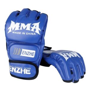 5 Colors Thick Boxing Gloves MMA Gloves Half finger Sanda Taekwondo Fight MMA Sandbag Gloves Professional TKD Training Equipment