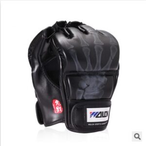 New Grappling MMA Gloves PU Punching Bag Boxing Gloves Black/White W8861