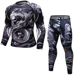 Brand New BJJ MMA Work Out Compression Rashguard T Shirt Men VS PK Exercise 3D Fitness Tights Bodybuild Cross fit Rash Guard