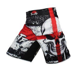 SUOTF MMA black boxing skull motion picture cotton loose size training kickboxing shorts muay thai shorts cheap mma shorts boxeo