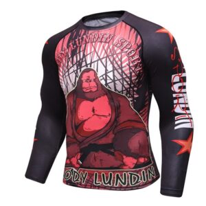 3D Rashguard Brand Clothing Compression Shirt Quick Dry Fitness Clothing Plus Size T shirt BJJ MMA Rash Guard Fashion Men Top