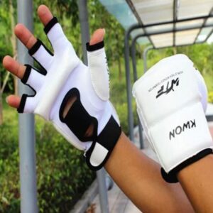 GOBYGO Half Finger Boxing Gloves PU Leather MMA Fighting Kick Boxing Gloves Karate Muay Thai Training Workout Gloves Kids Men