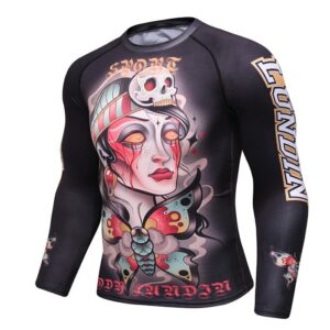 3D Rashguard Brand Clothing Compression Shirt Quick Dry Fitness Clothing Plus Size T shirt BJJ MMA Rash Guard Fashion Men Top