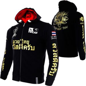 VSZAP BUILT 2 FIGHT Long Sleeve Hoodie MMA fight fighting Muay Thai shirt mma clothing mma Sweatshirt Elasticity offset printing