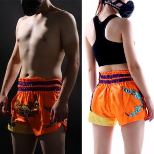 Muay Thai Boxing Shorts for Men's Women's Kids Teenagers Kickboxing Fighting MMA Trunks Sanda Grappling Bjj Sports Short Pants