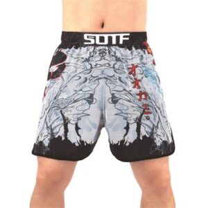 SOTF mma Black snake head Elastic movement fighting mma shorts Tiger Muay Thai cheap boxing shorts sanda kickboxing clothing mma