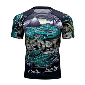 Brand New Men 3D Rashguard Compression Shirt Quick Drying Fitness Clothing Plus Size T-shirt BJJ MMA Rash Guard Fashion Men Top