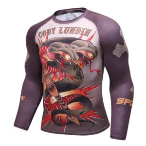 3D Rashguard Brand Clothing Compression Shirt Quick Dry Fitness Clothing Plus Size T shirt BJJ MMA Rash Guard Fashion Men Top