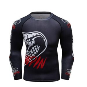 Brand New MMA Gym Shirt Men Sport T Shirt Long Sleeve Rash Guard Men Workout Training Fitness Top T-shirt Boxeo Rashgard Jerseys