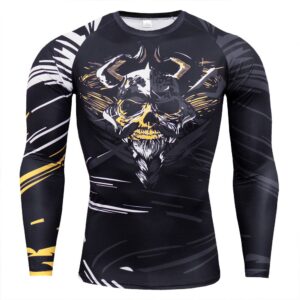 Rashguard Jiu Jitsu T-Shirt +Pant Sets Muay Thai T-shirts MMA Rashguard For Men Gym Boxeo Camiseta Rash Guard Venum MMA Clothing