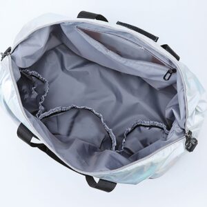 Nylon Women Men Travel Sports Gym Shoulder Bag Large Waterproof Nylon Handbags Dry And Wet Separation Sport Travel Bags