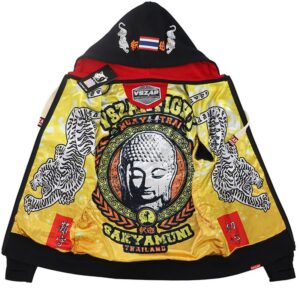 VSZAP MMA Hoodie Muay Thai Tiger Fighting Hoodies Fleece Jacket Men Sweatshirts Running Gym Boxing Martial Art Coat Hoodie