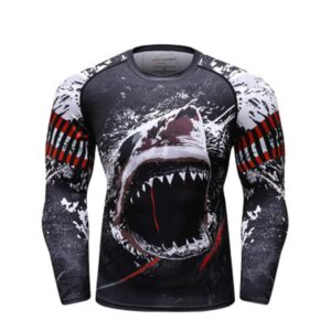 Brand New MMA Gym Shirt Men Sport T Shirt Long Sleeve Rash Guard Men Workout Training Fitness Top T-shirt Boxeo Rashgard Jerseys