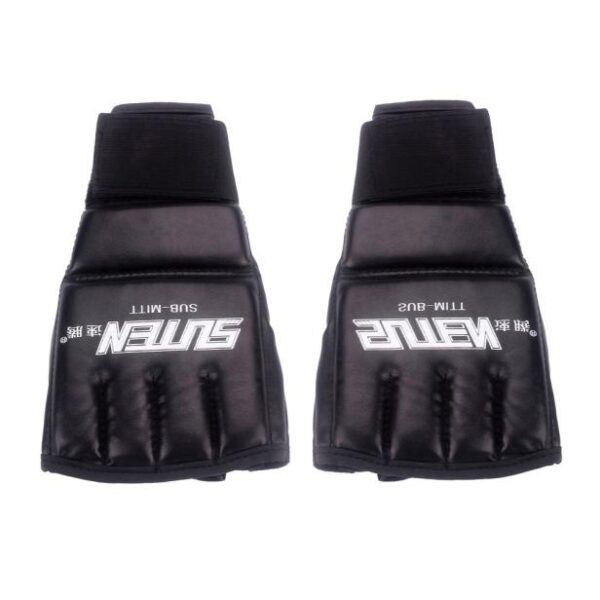 boxing Black Fighting MMA Boxing Sports Leather Gloves Tiger Muay Thai fight box mma gloves boxing sanda boxing glove pads mma