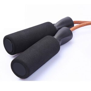 1Pcs Pro Leather Skipping Speed Rope Fitness Crossfit Exercise Gym Boxing Jump Exercise Sports Competition Athletics Gear