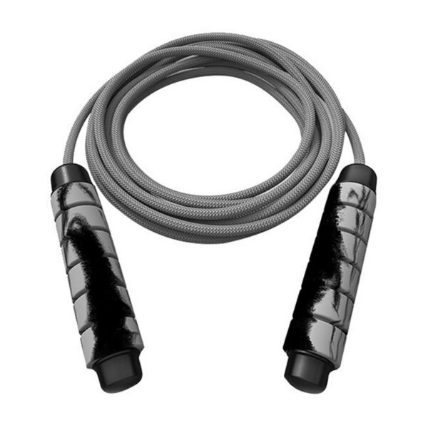 Heavy Adjustable Weighted Skipping Rope -Bearing Weavon Cable Foam Handle for Home Gym Workouts Boxing