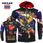 Fashion 2019 VSZAP Men Autumn Muay Thai fight fitness Sweatshirt Hoodie Stretch Quick-drying MMA Broadcast Training Men Jacket