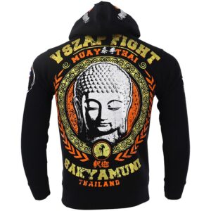 VSZAP MMA Hoodie Muay Thai Tiger Fighting Hoodies Fleece Jacket Men Sweatshirts Running Gym Boxing Martial Art Coat Hoodie