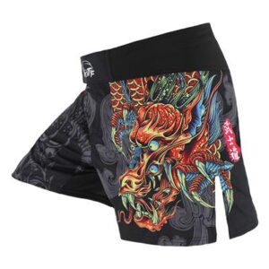 SUOTF Geometry Breathable Fighting Fitness MMA Shorts Tiger Muay Thai Kickboxing Short muay thai Clothing Sanda Boxing Short